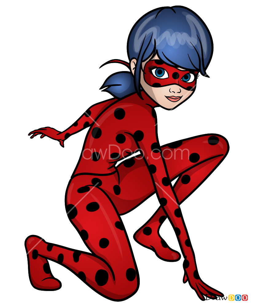 How to Draw Ladybug 2, Ladybug and Cat Noir